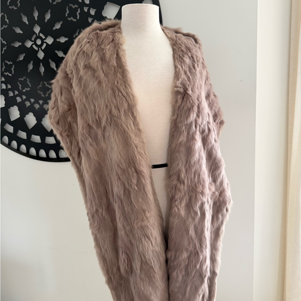 Elegant Fur Shawl